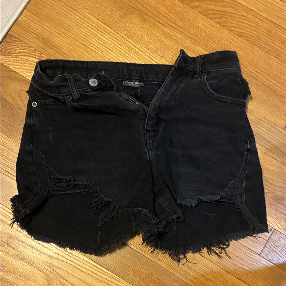 American Eagle Outfitters Charcoal Denim Shorts